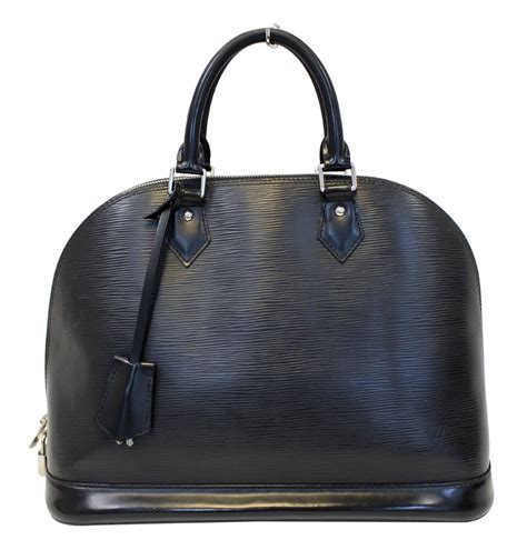 louis vuitton black epi leather handbag